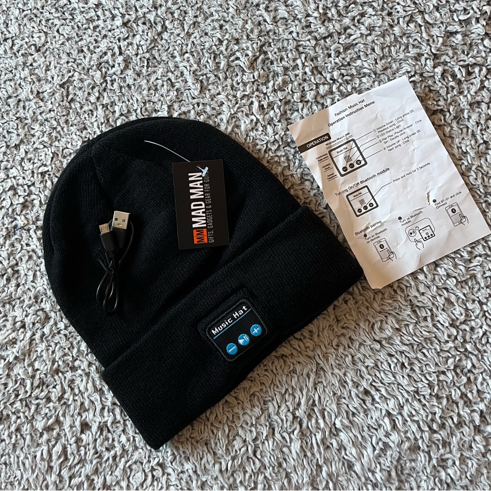 Music Hat, never been worn, Great quality & works!